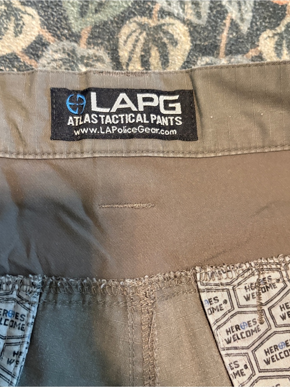 LAPG LA Police Gear Atlas Tactical Pants 38x32 Rip Stop Tan Reinforced Seat - Picture 4 of 10